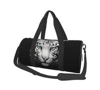 Borsa da viaggio, Borsa da palestra Borsa da viaggio Borsa da notte Borsa sportiva da weekend per nuoto yoga,Pupilla Blu Tigre Bianca
