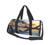Borsa da viaggio, Borsa da palestra Borsa da viaggio Borsa da notte Borsa sportiva da weekend per nuoto yoga,I pesci vanno a pescare
