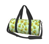 Borsa da viaggio, Borsa da palestra Borsa da viaggio Borsa da notte Borsa sportiva da weekend per nuoto yoga,Simpatico avocado stampato