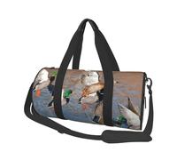 Borsa da viaggio, Borsa da palestra Borsa da viaggio Borsa da notte Borsa sportiva da weekend per nuoto yoga,Germani reali Caccia alle anatre Anatre domestiche