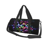 Borsa da viaggio, Borsa da palestra Borsa da viaggio Borsa da notte Borsa sportiva da weekend per nuoto yoga,Bolle arcobaleno