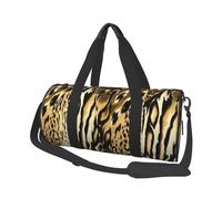 Borsa da viaggio, Borsa da palestra Borsa da viaggio Borsa da notte Borsa sportiva da weekend per nuoto yoga,Pelliccia tigrata di pelle di tigre di leone leopardo
