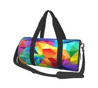 Borsa da viaggio, Borsa da palestra Borsa da viaggio Borsa da notte Borsa sportiva da weekend per nuoto yoga,Arcobaleno geometrico
