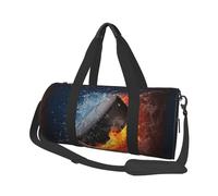 Borsa da viaggio, Borsa da palestra Borsa da viaggio Borsa da notte Borsa sportiva da weekend per nuoto yoga,Fuoco dell'hockey su ghiaccio