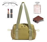 Borsa da viaggio, borsa da palestra con separazione Dry & Wet, Weekender Overnight Pack Versatile, ideale per Exercise, Dance, Sports, Toiletry Shower Storage Organizer, verde, Siehe Beschreibung