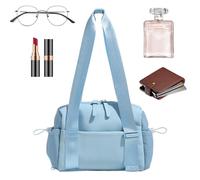 Borsa da viaggio, borsa da palestra con separazione Dry & Wet, Weekender Overnight Pack Versatile, ideale per Exercise, Dance, Sports, Toiletry Shower Storage Organizer, blu, Siehe Beschreibung, Vedi