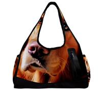 Borsa da viaggio,borsa da palestra da uomo,borsa da palestra da donna,cane golden retriever,borsa sportiva