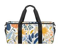 Borsa da viaggio,borsa da palestra da uomo,borsa da palestra da donna,fiore dell'acquerello lascia tropicale,borsa sportiva