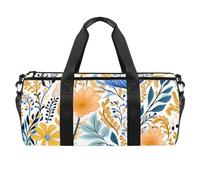 Borsa da viaggio,borsa da palestra da uomo,borsa da palestra da donna,fiore dell'acquerello lascia tropicale,borsa sportiva