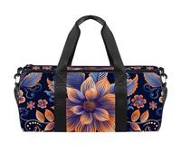 Borsa da viaggio,borsa da palestra da uomo,borsa da palestra da donna,fiore stampato etnico colorato,borsa sportiva