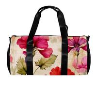 Borsa da viaggio,borsa da palestra da uomo,borsa da palestra da donna,Fiori d'epoca d'estate d'epoca,borsa sportiva