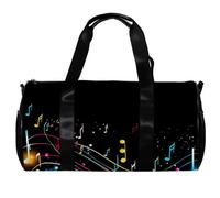 Borsa da viaggio,borsa da palestra da uomo,borsa da palestra da donna,nota musicale colorata,borsa sportiva
