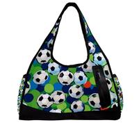 Borsa da viaggio,borsa da palestra da uomo,borsa da palestra da donna,palloni da calcio da calcio floreali,borsa sportiva