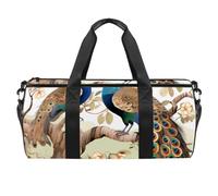 Borsa da viaggio,borsa da palestra da uomo,borsa da palestra da donna,pavone delle coppie dell'albero della foresta,borsa sportiva