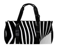 Borsa da viaggio,borsa da palestra da uomo,borsa da palestra da donna,Strisce zebrate,borsa sportiva