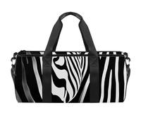 Borsa da viaggio,borsa da palestra da uomo,borsa da palestra da donna,Strisce zebrate,borsa sportiva