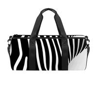 Borsa da viaggio,borsa da palestra da uomo,borsa da palestra da donna,Strisce zebrate,borsa sportiva
