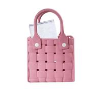 Borsa da viaggio, borsa da viaggio, borsa da spiaggia, borsa da spiaggia da donna - borsa tote da donna con fori, sedia da spiaggia, cestino portaoggetti portatile con maniglia(Pink)