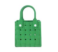 Borsa da viaggio, borsa da viaggio, borsa da spiaggia, borsa da spiaggia da donna - borsa tote da donna con fori, sedia da spiaggia, cestino portaoggetti portatile con maniglia(Green)