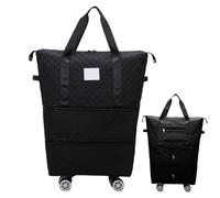 Borsa da viaggio - Borsa da viaggio - Borsa girevole staccabile, extra large, borsa per il trasporto a doppio strato, design girevole in rilievo, organizer con design girevole per fine settimana