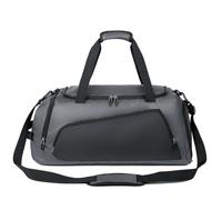 Borsa da Viaggio Borsa da viaggio uomo, grande capacità, borsa sportiva, separazione tra asciutto e bagnato, impermeabile, zaino breve, a tracolla(Grey-58x26x26cm)