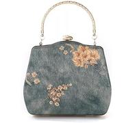 Borsa da Viaggio Borsa Vintage Da Donna Borsa Da Pranzo Fatta A Mano Cinese per lavoro, viaggi(A)