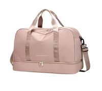 Borsa Da Viaggio Borse da donna Borsa grande in nylon Nuovi bagagli Borsa a tracolla Organizer da toilette da donna Borse da viaggio for donna Borsa Viaggio Multiuso(Pink)