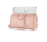 borsa da viaggio Borsone da viaggio grande Borsa porta abiti for viaggio Convertibile Borsa da weekend Borsa da viaggio 2 in 1 Valigia sospesa(Pink)
