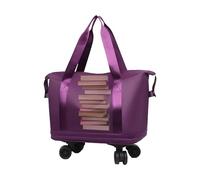 Borsa da viaggio - Borsone da viaggio, valigia girevole a 360°, struttura leggera, grande capacità, design a compartimento impermeabile, bagaglio da viaggio di alta qualità per vacanze di lavoro