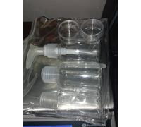 Borsa da Viaggio Bottiglie per Shampoo Sapone Crema Con Spray 6 Barche Vuote
