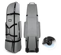 Borsa da viaggio Cerniera resistente all'usura con ruota Custodia golf pieghevole morbida lato Per Sport Fitness(Gray)