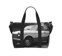 Borsa da viaggio classica per auto, impermeabile, grande borsa da viaggio con tracolla regolabile, multi-scomparto per palestra, viaggi, attività all'aperto, Auto d'epoca, Taglia unica