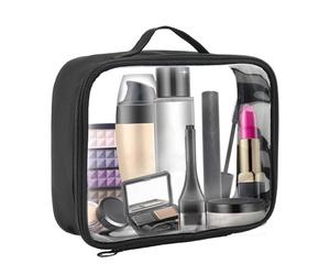 Borsa da viaggio Clear Make up - impermeabile portatile trasparente organizer per cosmetici, valigetta portatile Carry on Airport Airport Airl