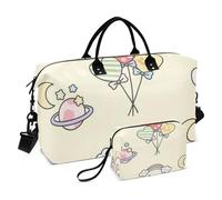Borsa da viaggio colorata con unicorni da sogno, borsa da viaggio per weekender, borsa da allenamento sportiva, borsa da toeletta per viaggi di lavoro, pieghevole, Unicorni da sogno colorati, 1 size