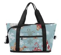 Borsa da viaggio con elefante girasole luna, borsa da viaggio espandibile per la notte, borse da ospedale per palestra sportiva impermeabile, Multicolore 19, taglia unica, Borsone da viaggio