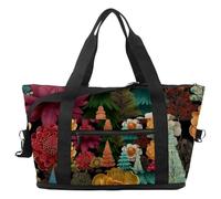 Borsa da viaggio con elefante girasole luna, borsa da viaggio espandibile per la notte, borse da ospedale per palestra sportiva impermeabile, Multicolore 12., taglia unica, Borsone da viaggio