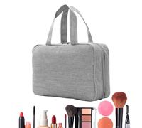 Borsa da viaggio con gancio per trucco, organizer per trucco gottile, borsa per la conservazione della macchia a rullo portatile con reclamo | custodia cosmetica impermeabile 4 in 1, supporto