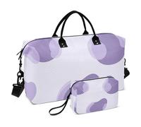 Borsa da viaggio con leopardo viola, borsa da viaggio per palestra, sport, con borsa da toilette per allenamento, grande capacità, viola leopardato, taglia unica, Leopardo viola, 1 size