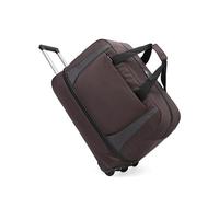 Borsa da viaggio con manico telescopico, grande capacità, pieghevole, impermeabile, per viaggi, palestra, yoga, Marrone, M