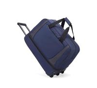 Borsa da viaggio con manico telescopico, grande capacità, pieghevole, impermeabile, per viaggi, palestra, yoga, Blu, M