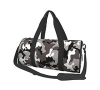 Borsa da viaggio con motivo Paisley Bandana nera, grande, borsa sportiva da palestra, multifunzione, per uomini e donne