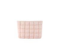 Borsa da viaggio con pochette e design trapuntato, grande capacità, con cerniera, portatile, for donne e ragazze beauty case(Roze)