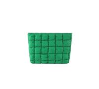 Borsa da viaggio con pochette e design trapuntato, grande capacità, con cerniera, portatile, for donne e ragazze beauty case(Groen)
