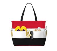 Borsa da viaggio con stampa bandiera egiziana, borsa da viaggio intelligente per vacanze estive, escursioni, campeggio, attività all'aperto