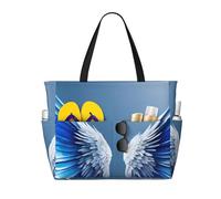 Borsa da viaggio con stampa di ali d'angelo, borsa da viaggio intelligente per vacanze estive, escursioni, campeggio, attività all'aperto