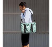 Borsa da viaggio con stampa di pinguini carini, borsone da viaggio, borsa per oggetti personali, per viaggi, palestra, sport, weekender, Nero , Taglia unica