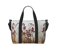 Borsa da viaggio con stampa di un mazzo di bacche, borsa da viaggio per adulti, adatta per viaggi, campeggio, picnic