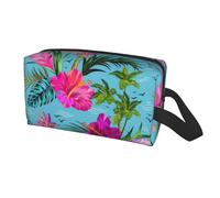 Borsa da viaggio con stampa Hello Hawaii, per uomini e donne, borsa da toilette portatile di grande capacità