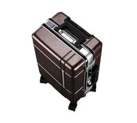 Borsa da viaggio con telaio in alluminio spesso, grande capacità e ruote, perfetta per un facile trasporto, A, 26