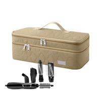 Borsa da viaggio - Custodia a doppio strato, resistente al calore, borsa con scomparti, borsa per strumenti per acconciature, ferri arricciacapelli, borsa organizzativa per viaggi e casa